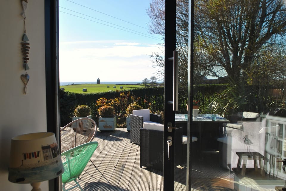 Step out to the decking with your morning coffee