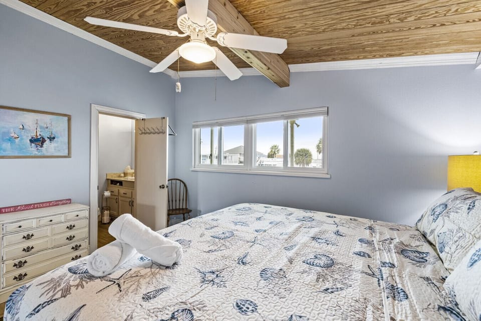 A cozy bedroom designed for rest and relaxation