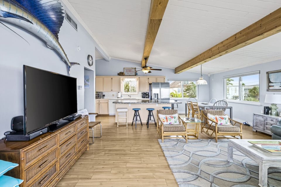 Open-concept living with plenty of space to relax and gather