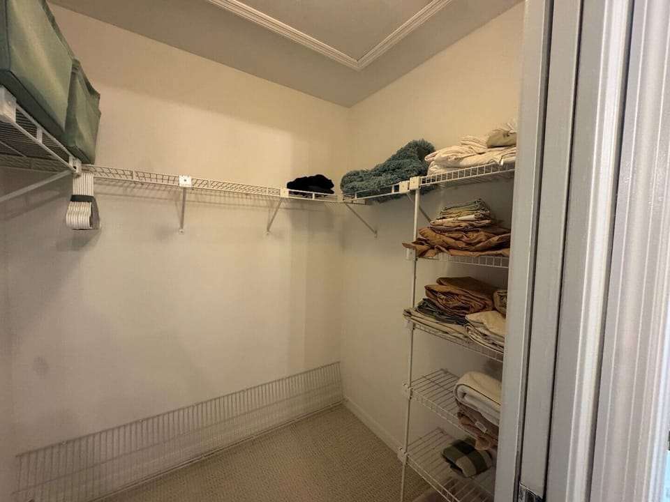 Spacious Main Bedroom Closet