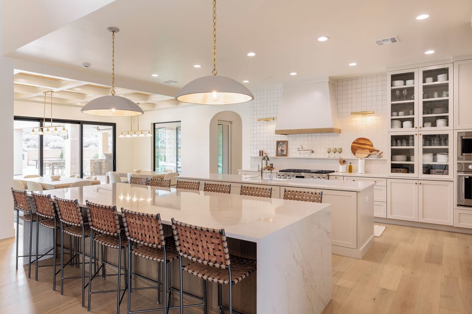 Kitchen Island and Seating