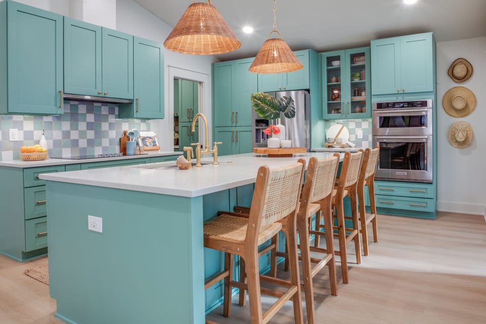 Our fun kitchen makes nights in enjoyable
