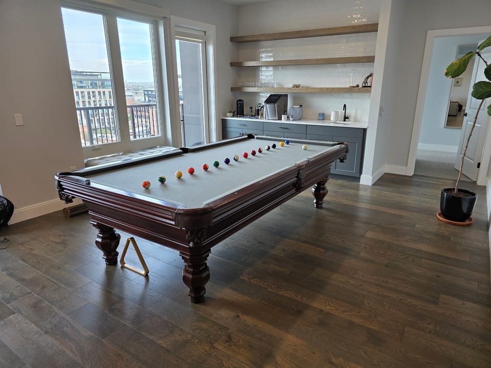 🎱 Full-size 9ft custom Charles Porter Renaissance pool table — a beautiful showpiece for both play and design  