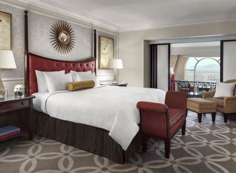 Settle into plush comfort with a lounge nook and scenic outlook.