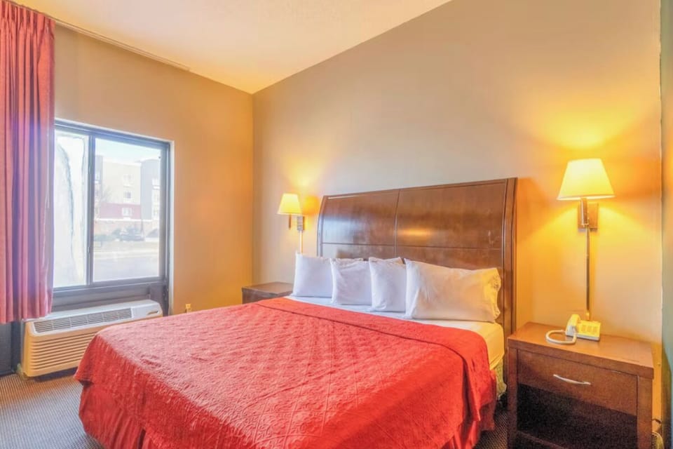 Sink into plush pillows and wake up to daylight.