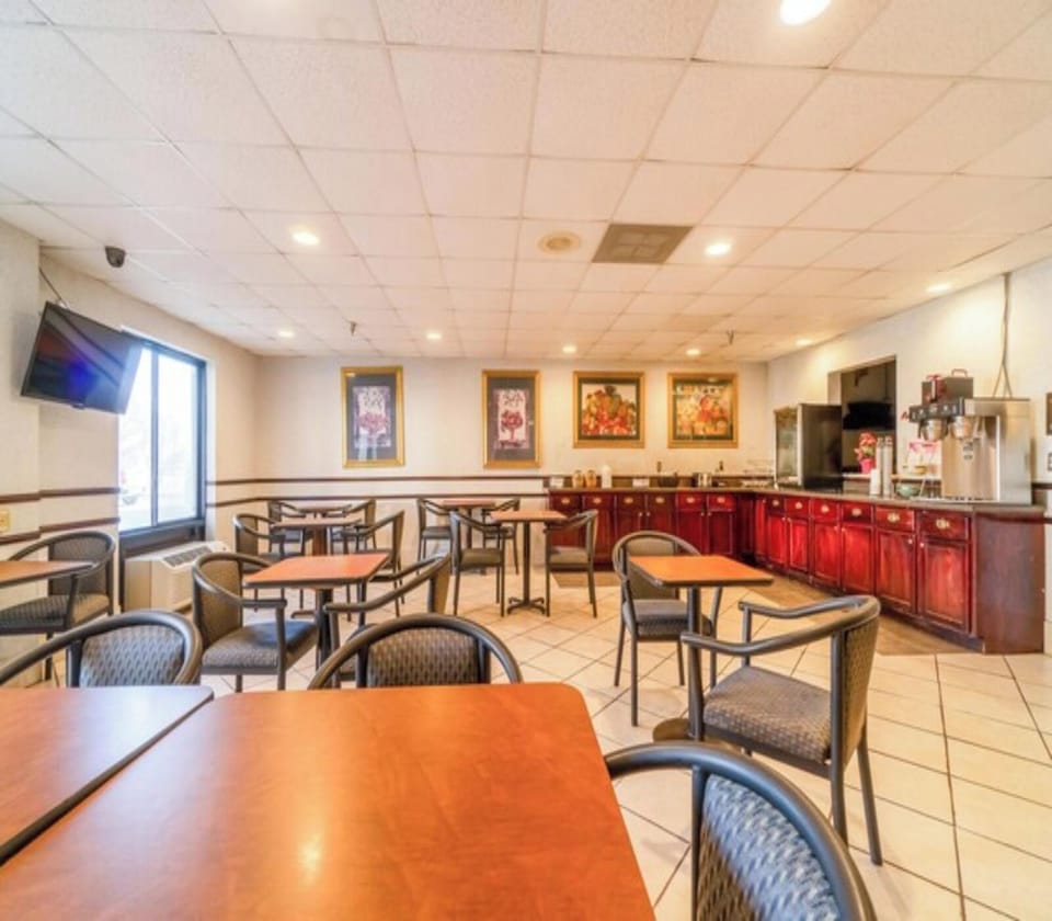 Settle in for a simple, spacious breakfast before exploring.