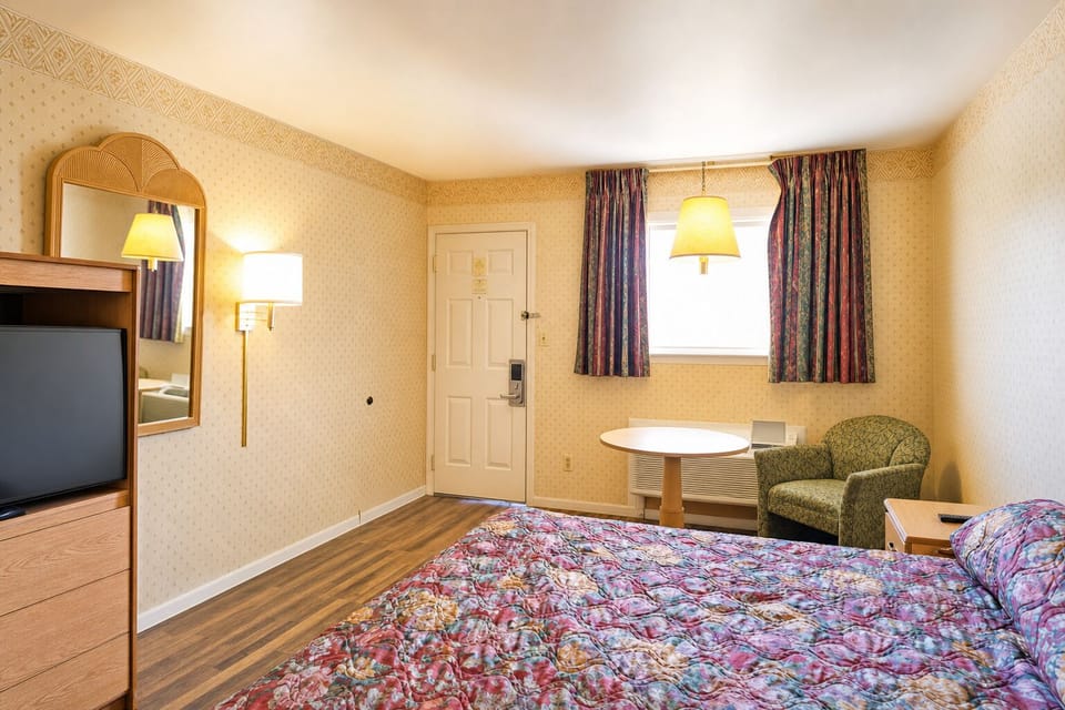 Wake up to soft daylight and an easy, open layout.