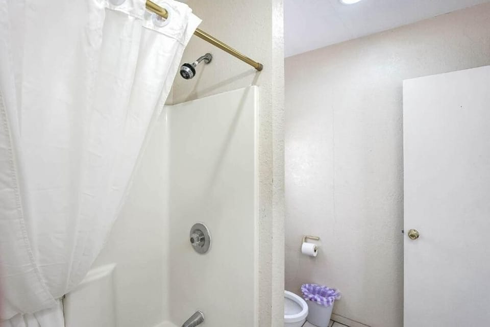 Refresh after adventures in a simple, clean shower.