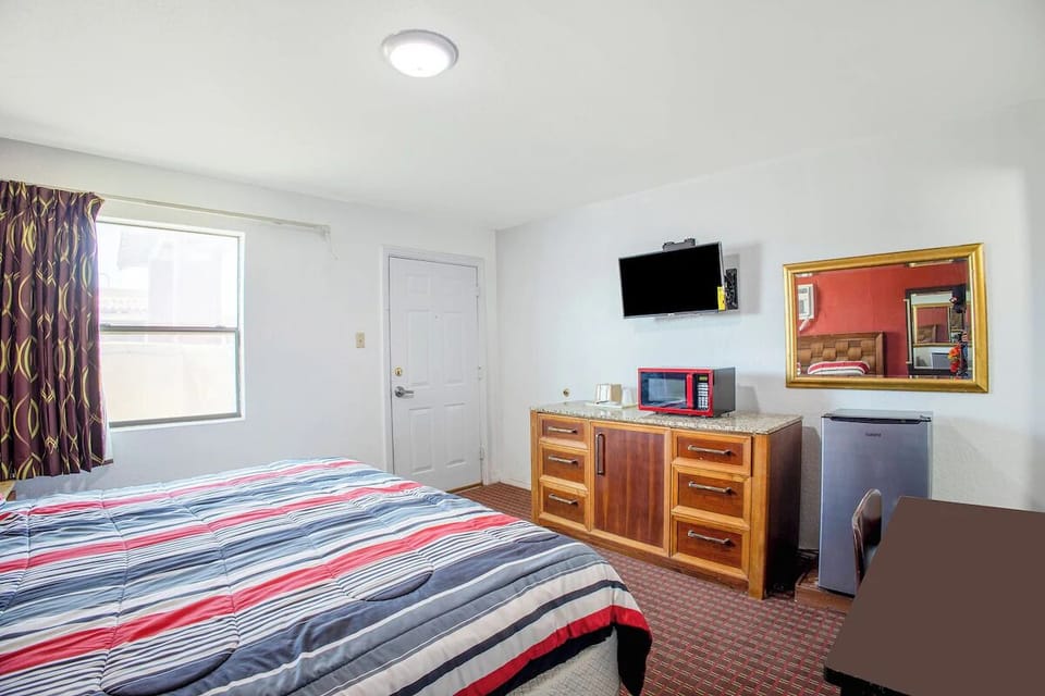 Kick back with entertainment and convenient in-room refreshments.