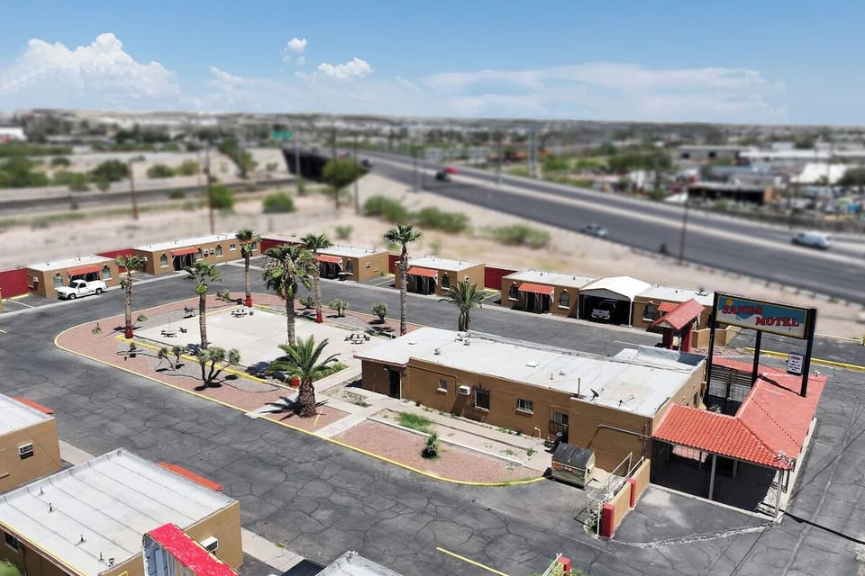 Take in the full property from above before you arrive.