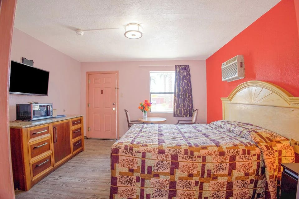 Kick back with TV, snacks, and easy in-room dining.