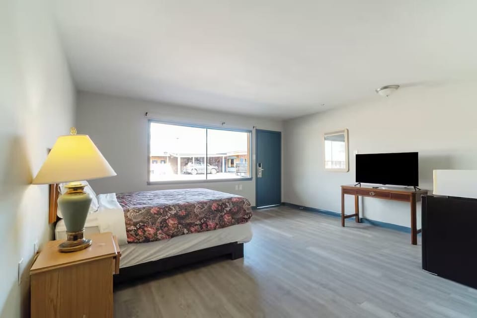 Bedroom. Interior and views may vary based on location and availability