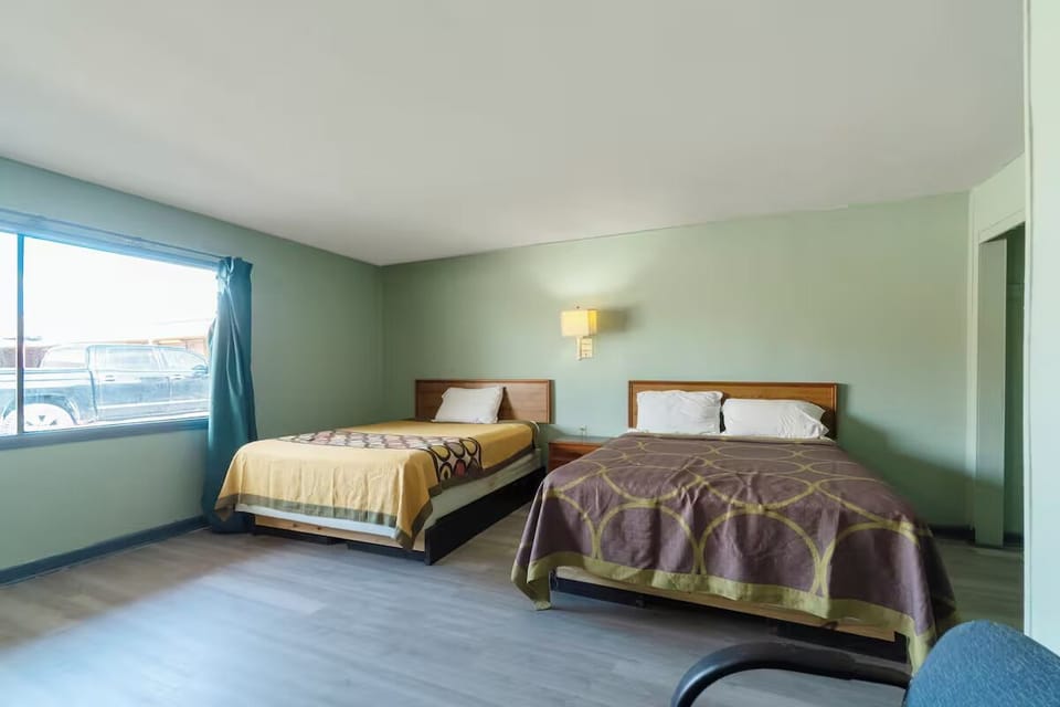 Bedroom. Interior and views may vary based on location and availability