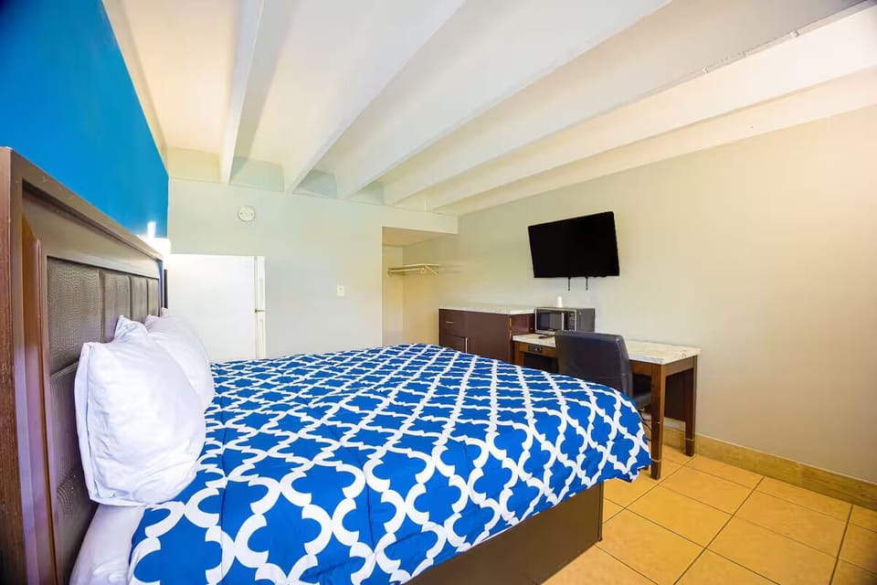 Bedroom. Interior and views may vary based on location and availability