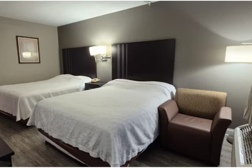 Bedroom. Interior and views may vary based on location and availability