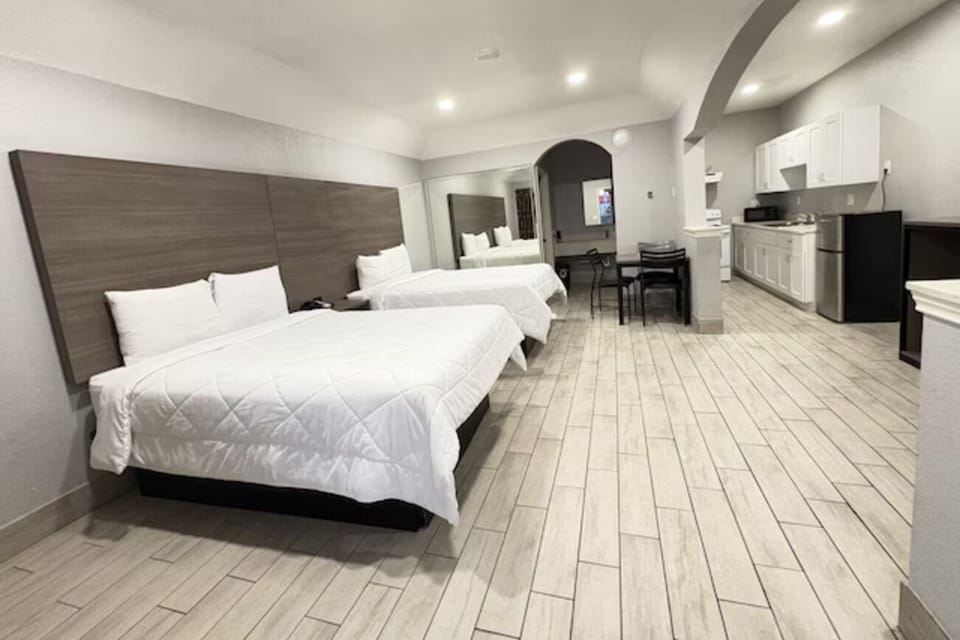 Stretch out in an extra-spacious room designed for families.