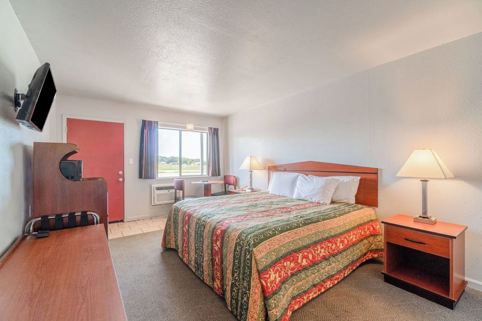 Bedroom. Interior and views may vary by availability.