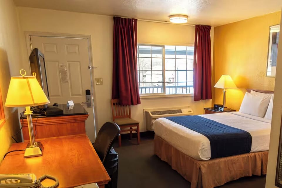 Bedroom. Interior and views may vary based on location and availability