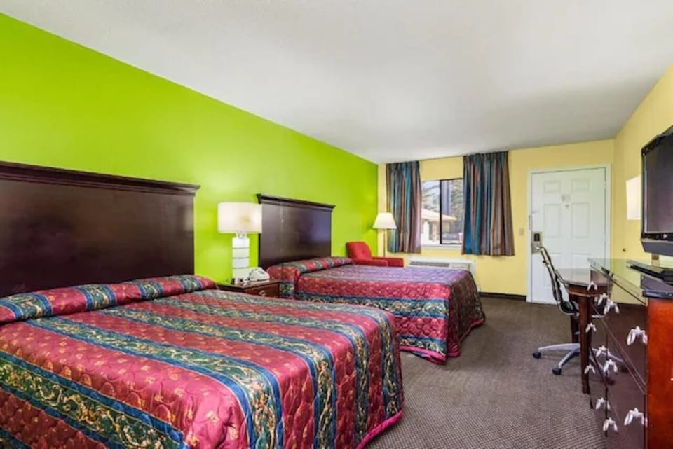 Relax together in a bright double-room made for easy stays.