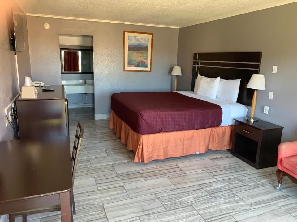 Bedroom. Interior and views may vary based on location and availability.