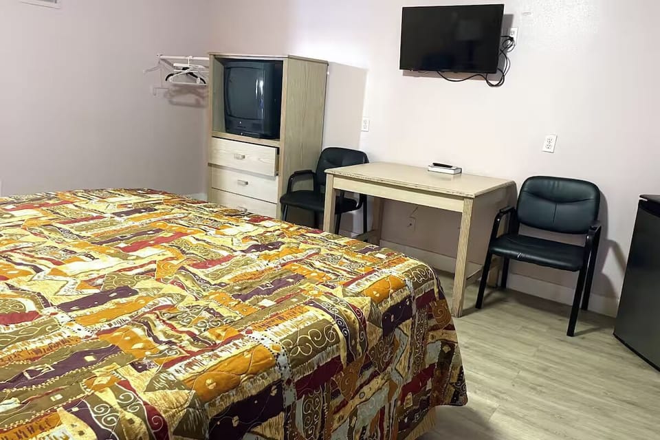 Bedroom. Interior and views may vary based on location and availability