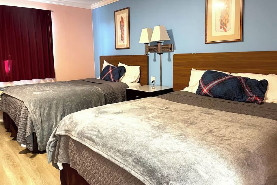 Bedroom. Interior and views may vary based on location and availability