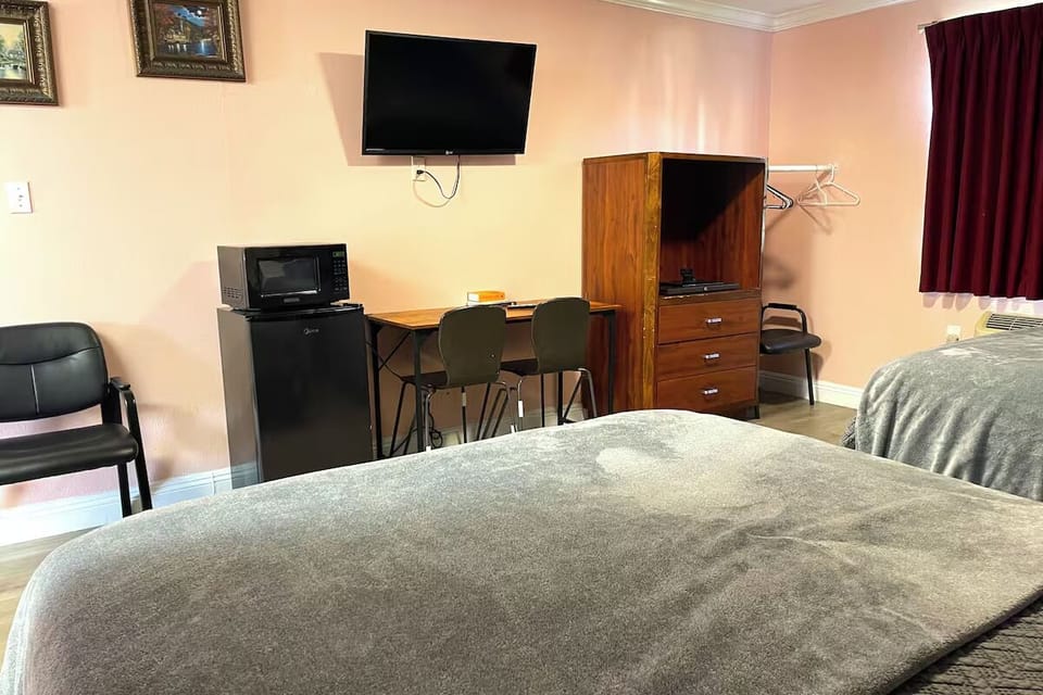 Bedroom. Interior and views may vary based on location and availability