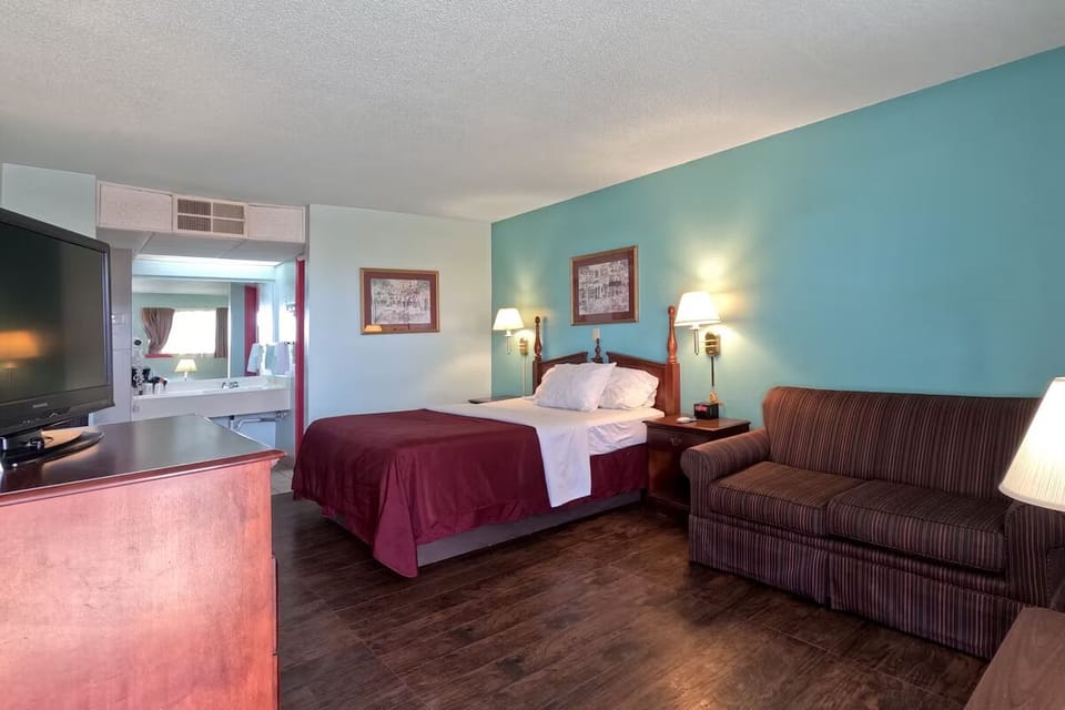 Bedroom. Interior and views may vary based on location and availability