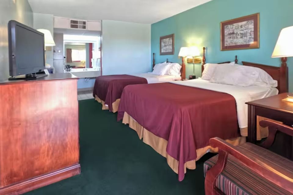 Bedroom. Interior and views may vary based on location and availability