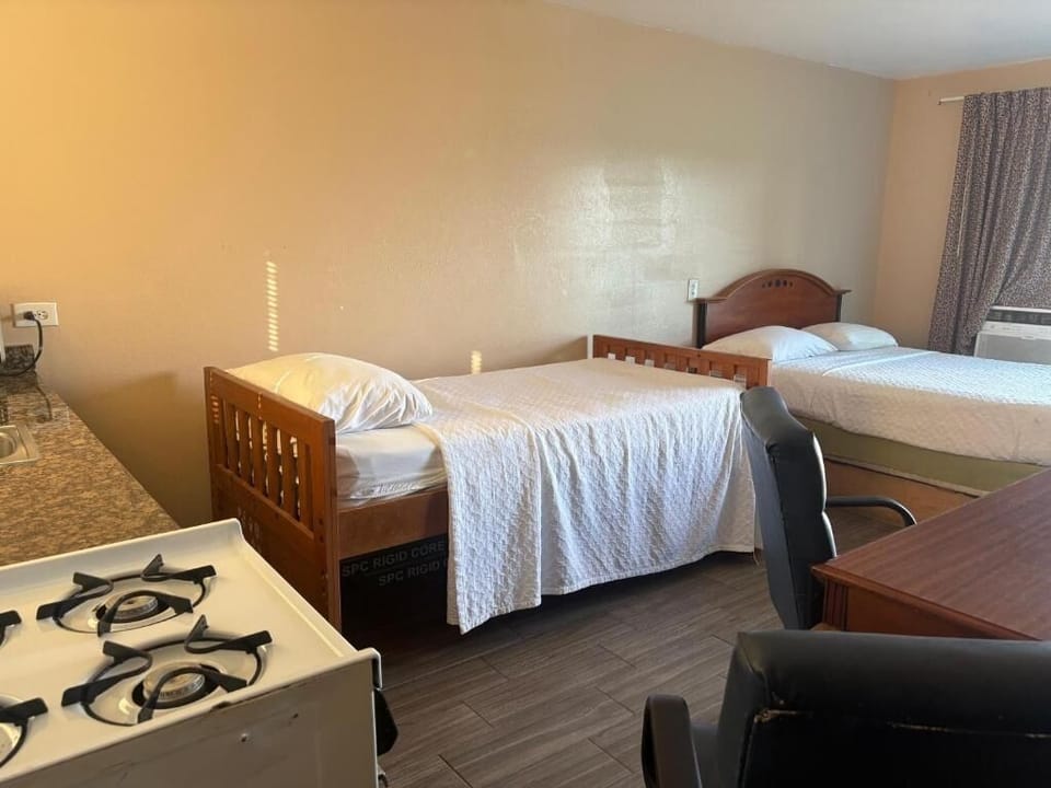 Settle in with flexible beds and simple in-room cooking.