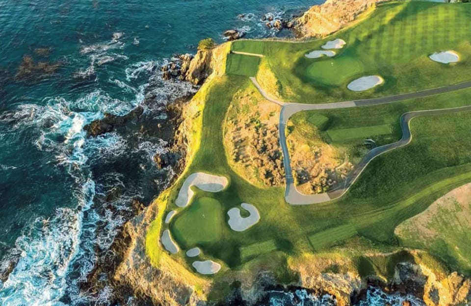 Dream of oceanfront scenery and dramatic coastal greens nearby.