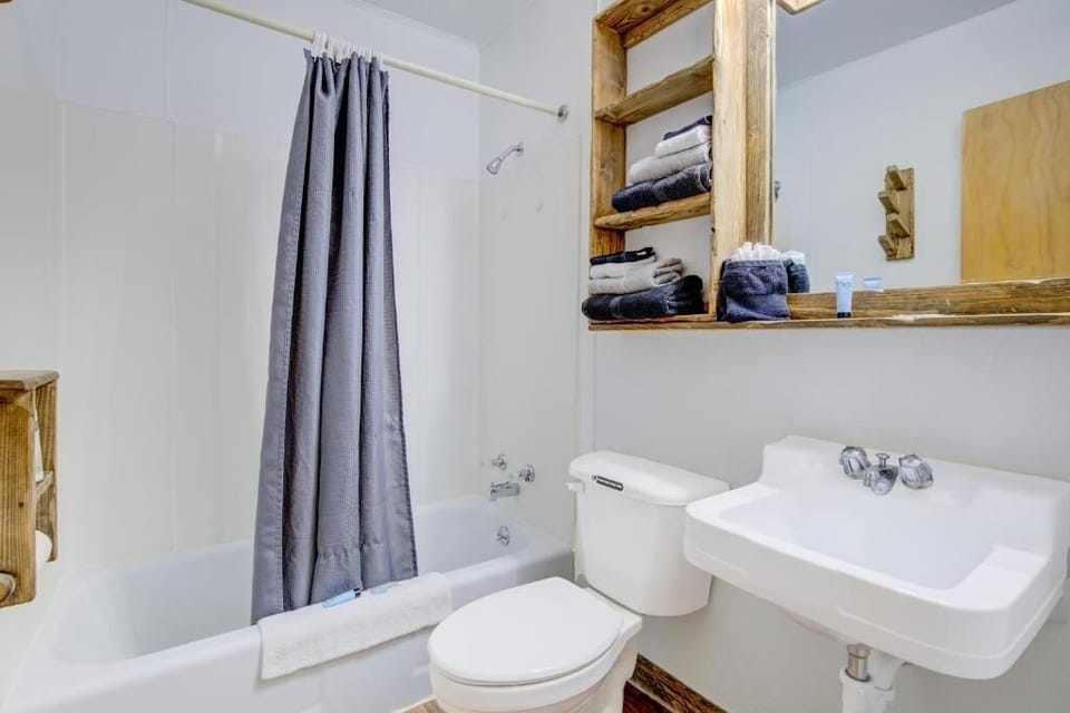 Start your morning with a clean, bright, practical bathroom.