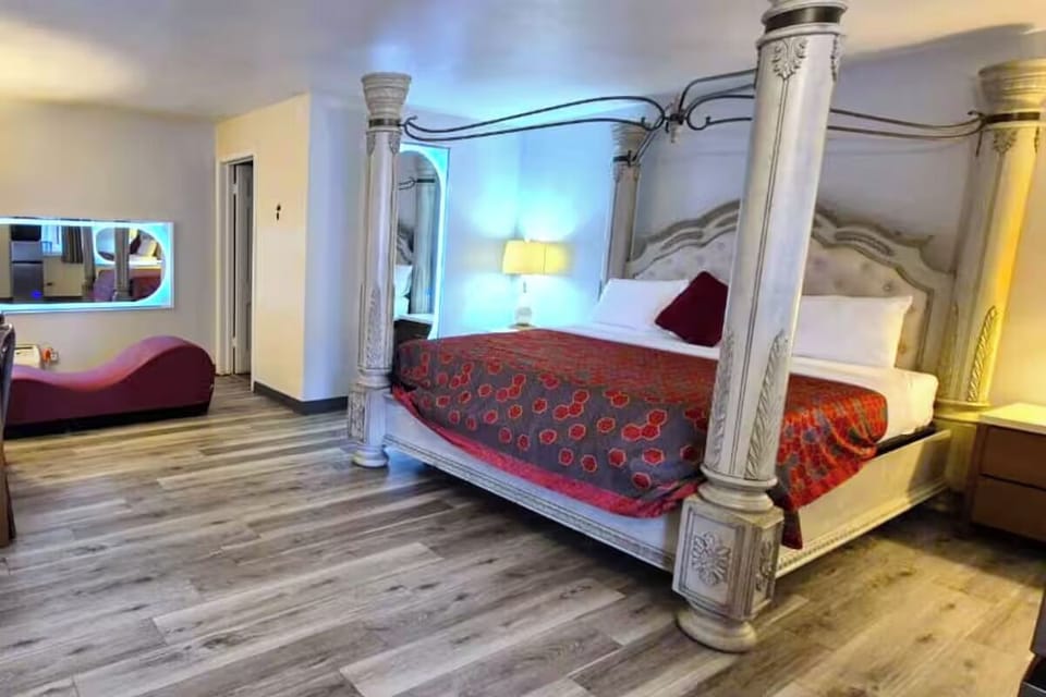 Bedroom. Interior and views may vary based on location and availability