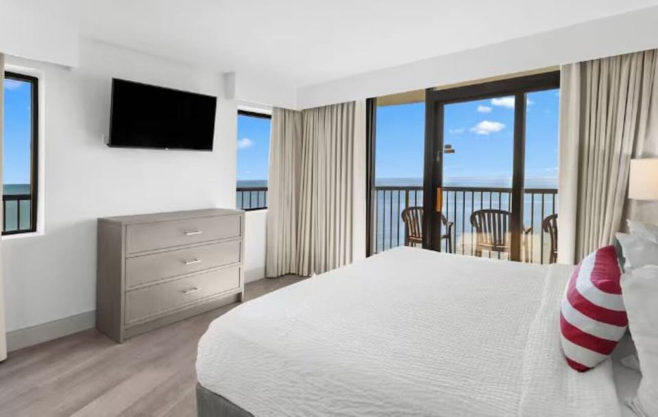 Wake up to sunrise views from your private oceanfront balcony.