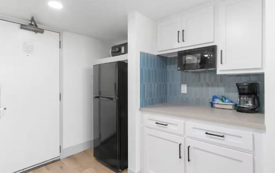 Kitchenette. Interior and views may vary based on location and availability.