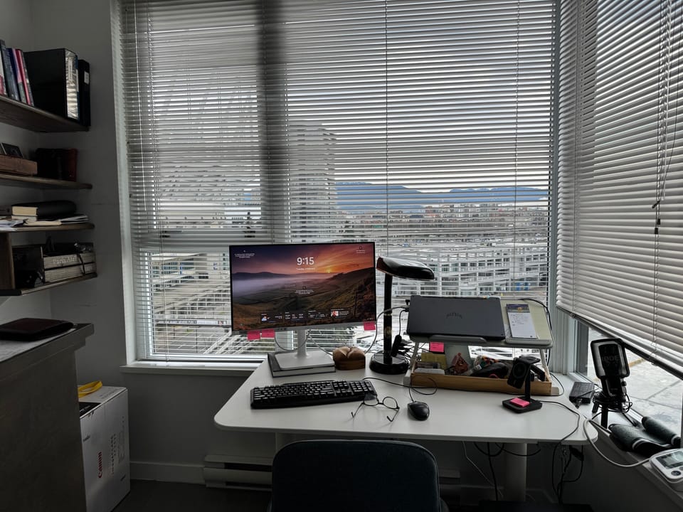 Work Room complete with monitor and printer 