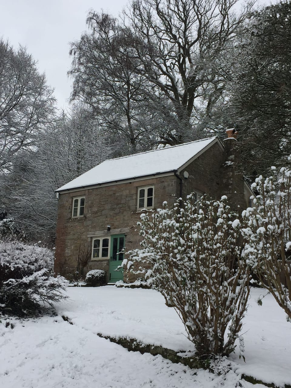 Snow arrives!
