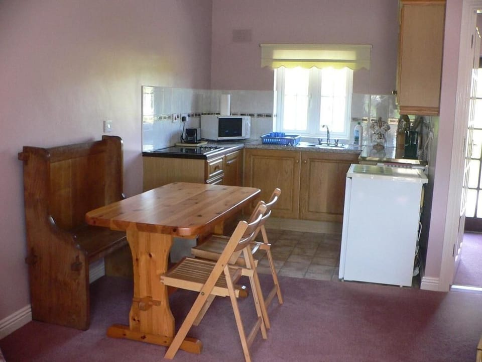 Dining area and kitchenette