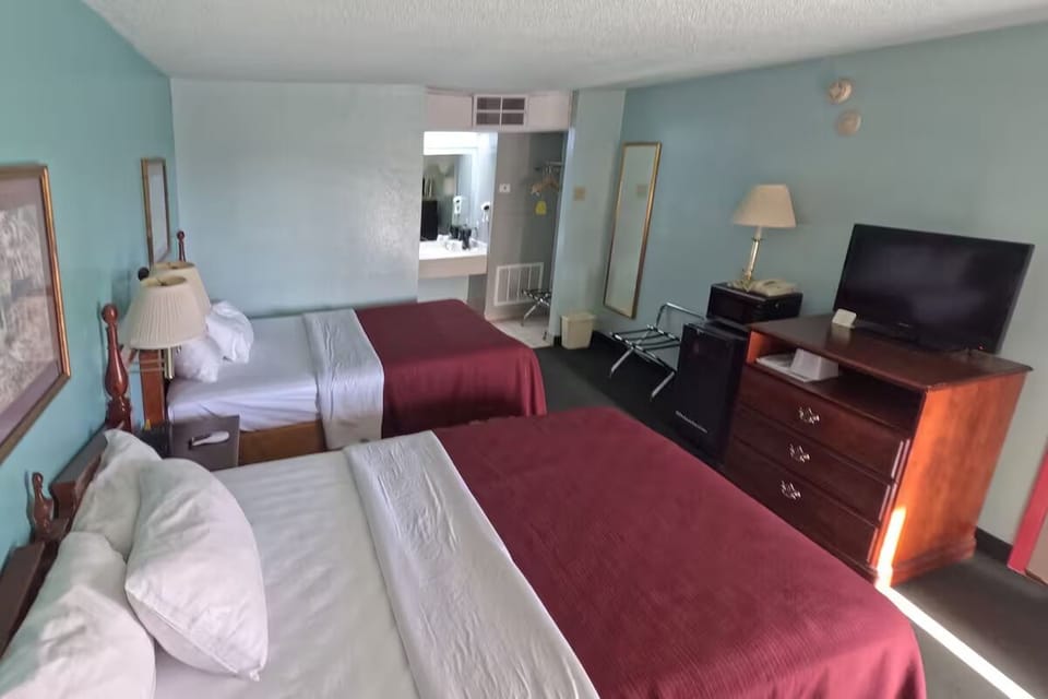 Bedroom. Interior and views may vary based on location and availability