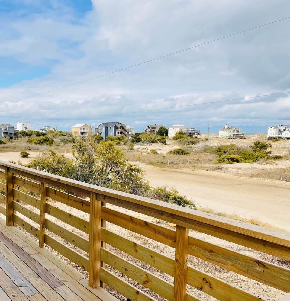 Enjoy gentle sea breezes while dining outside