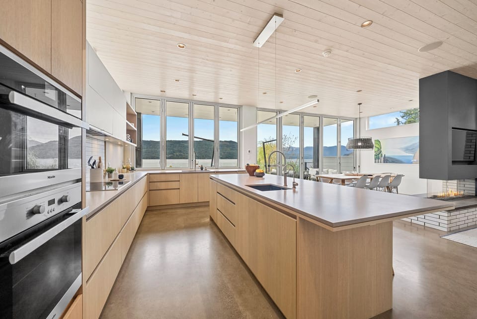 Modern main floor.