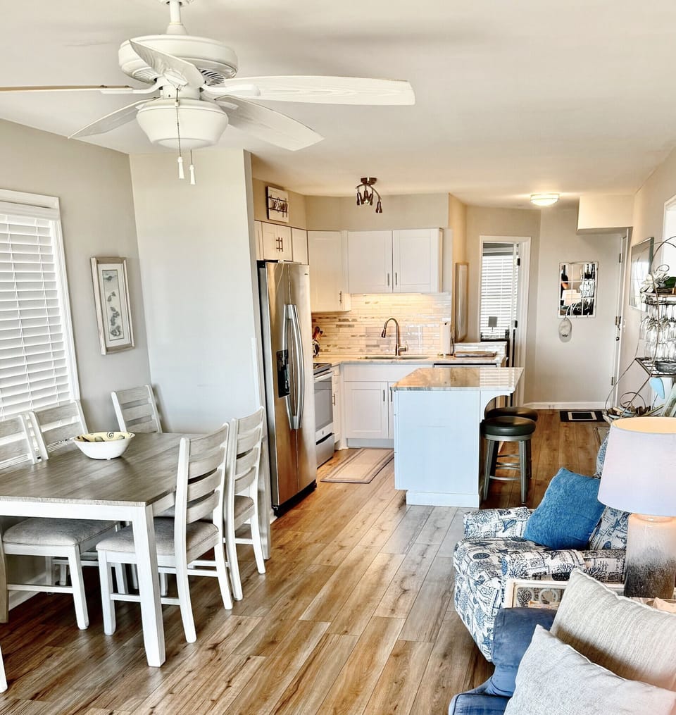Combined kitchen/living area
