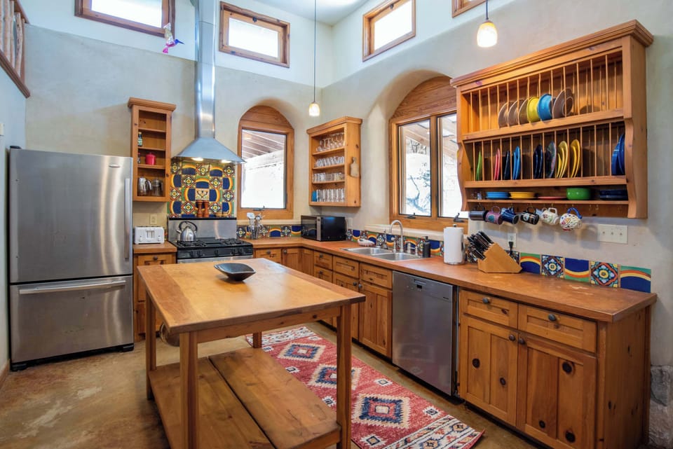 Large kitchen to cook, connect, and dine