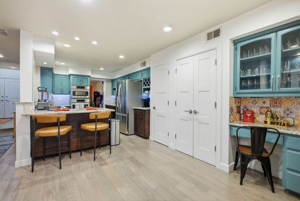 Your culinary adventure starts here. This kitchen is stocked and ready for everything from your morning coffee to a gourmet meal.