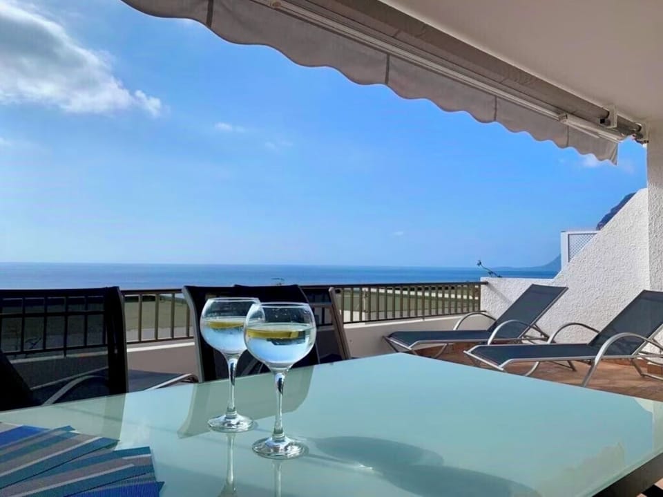 Enjoy the stunning views and sunny all year round spacious terrace.
