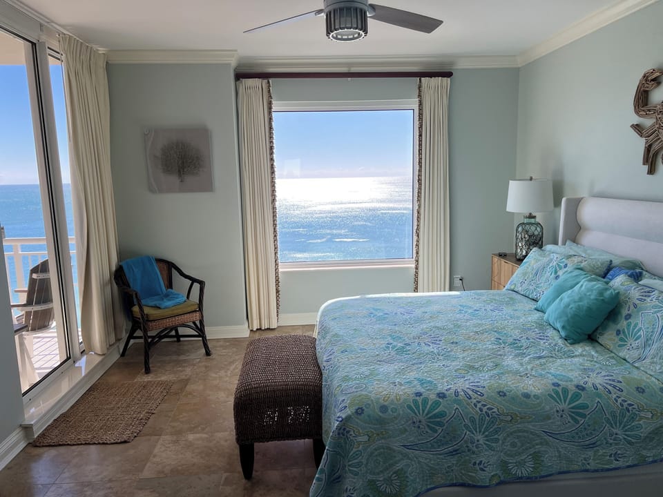 Main bedroom with calming views