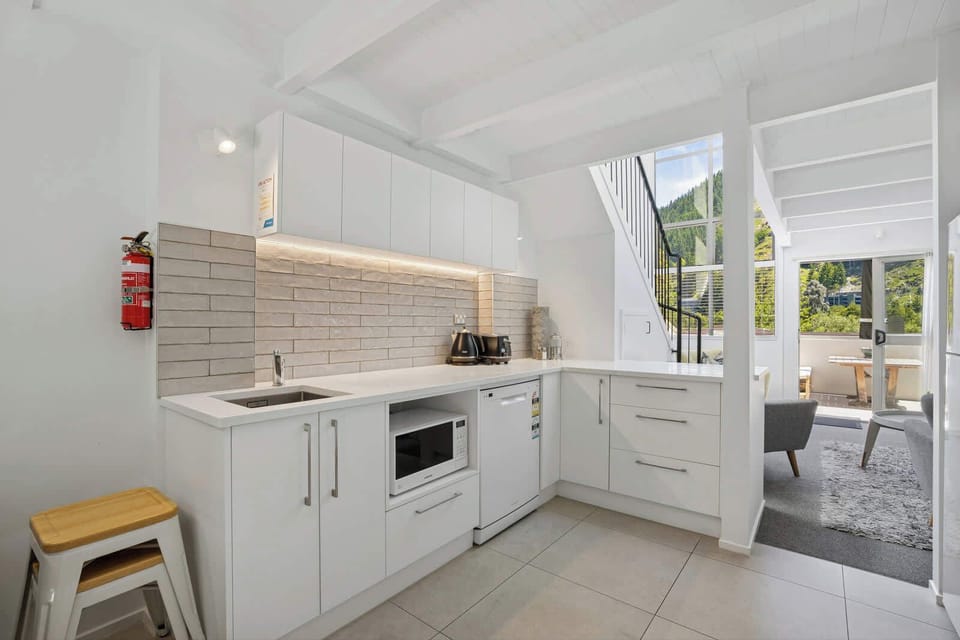 Kitchen off living space