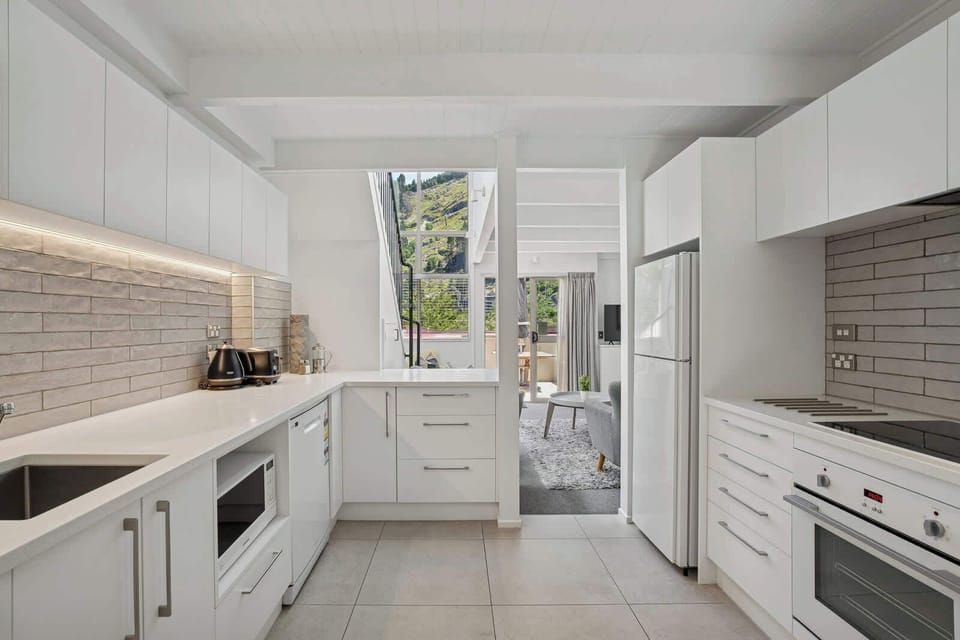 Kitchen off living space