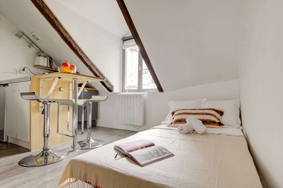 The bedroom area