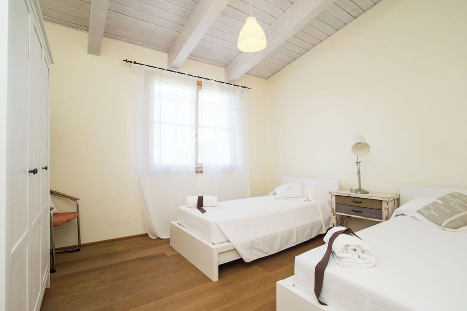 Furniture, Interior Design, Floor, Flooring, Bed, Wood, Bedroom, Ceiling, Room, Home